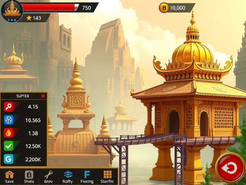 Golden Temple Explorer Gameplay Screenshot